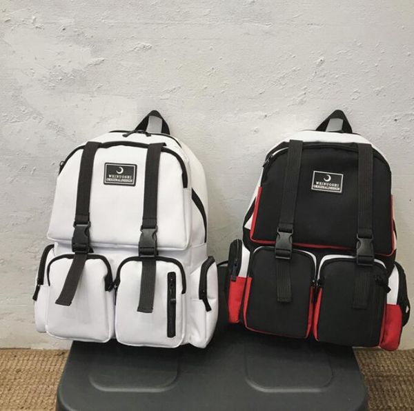 

man backpack large capacity high school college students backpack girls bag multiple pockets lovers bag