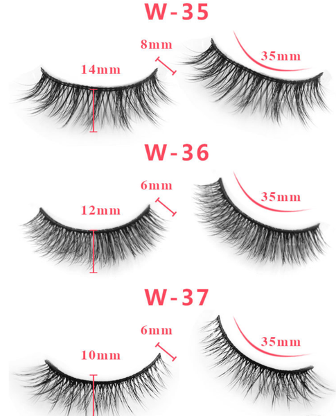 

false eyelashes makeup 3d mink lashes fake 1 pair natural long extension eyelash for beauty
