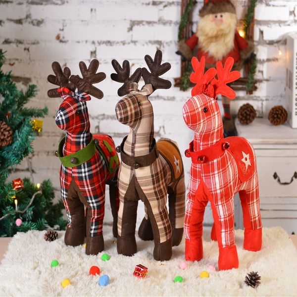 

y3k0m gift toy supplies elk elk children decorative decorative dolltoy supplies plaid plaid doll children doll gift cpqiz