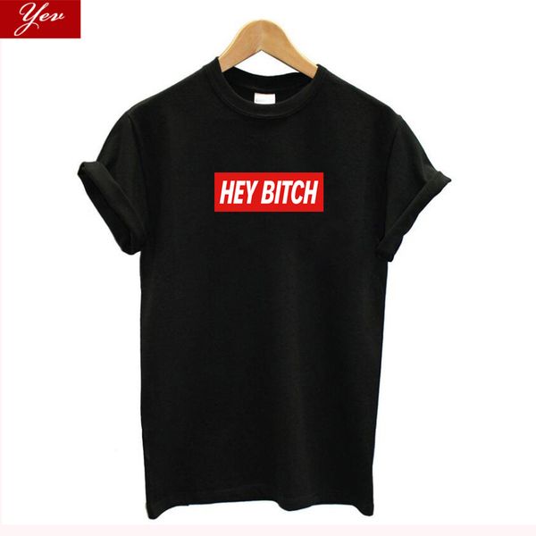 

hey bitch camisetas verano mujer t shirt over size vintage tshirt femme streetwear letter printed cloth sport hooded sweatshirt hoodie