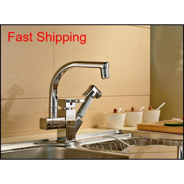 

led color changing chrome kitchen faucet pull out spout mixe qylznk item_home