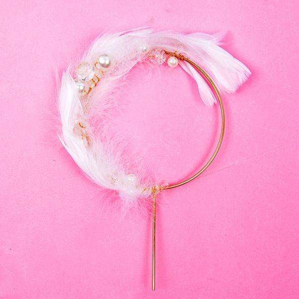 

bayci iron plug-in fairy princess fairy iron ring th7fh cake cakeplug-in feather cake decorative ring baking feather