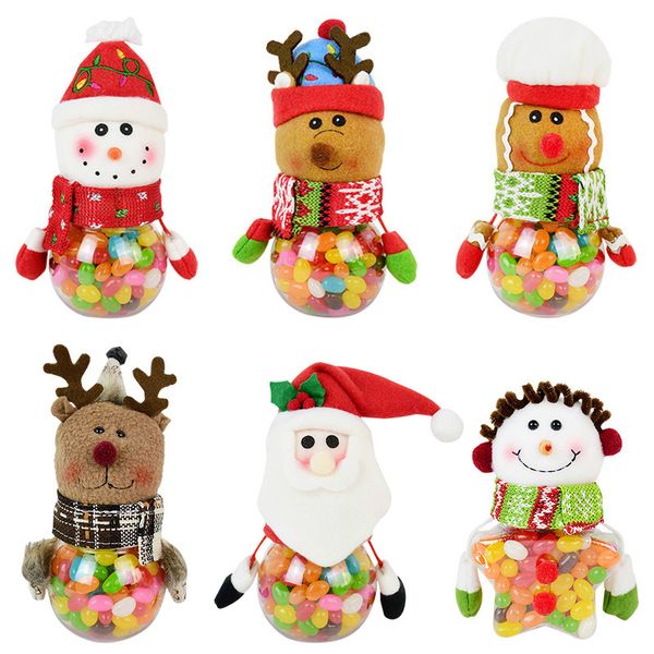 

candy jar storage bottle kids gift box christmas decorations for home happy new year 2021 xmas navidad decor