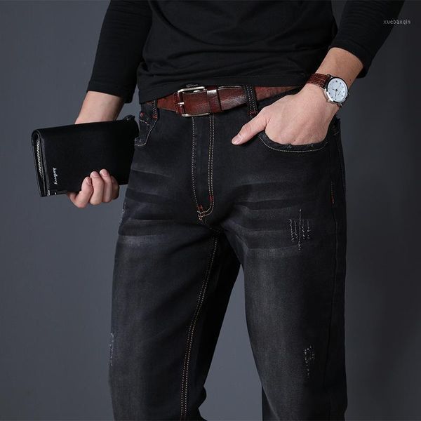 

2020 men's brand jeans blue mens retro baggy jeans hip hop loose skateboard denim pants brand clothes size 28-481