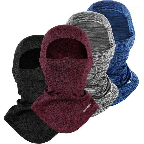 

west biking winter thermal face cover full face neck warmer head cover cycling ski neck hoods hats motorcycle under helmet1, Black