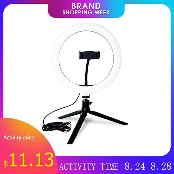 

led ring light studio p video dimmable lamp tripod stand selfie camera phone ringlight for pgraphy lighting self make up1