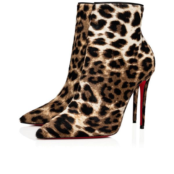 

original box] women shoes paris womens red bottom boot ankle shoes booty fashion women leopard suede leather high heels, Black