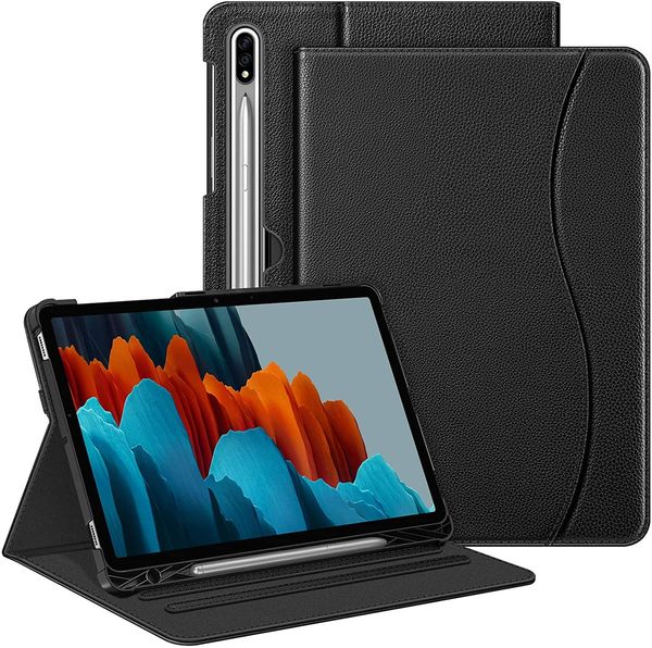 Capa de Fintie para Samsung Galaxy Tab S7 11 '' (Modelo SM-T870 / T875 / T878) com S Pen Sport, Multi-ângulo Visualizando Capa com Pocket Auto com Sleep Wake