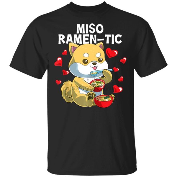 

cute japanese shiba inu miso ramen-tic valentines day black t-shirt m-xxxl breathable tee shirt sport hooded sweatshirt hoodie