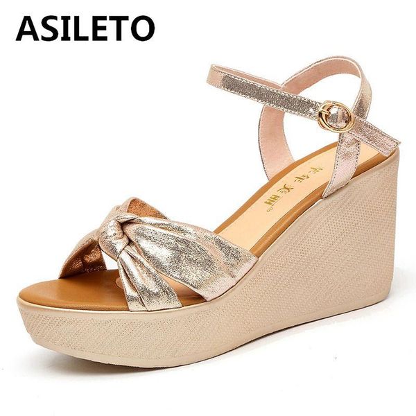 

asileto wedges shoes for women size 3 ladies wedge sandals platform sandals shoes woman size 43 shoe sandalia de verano mujer, Black