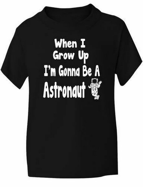 

when i grow up be astronaut girls boys kids funny gift sizes 1 13 years more size and colors sport hooded sweatshirt hoodie t shirt