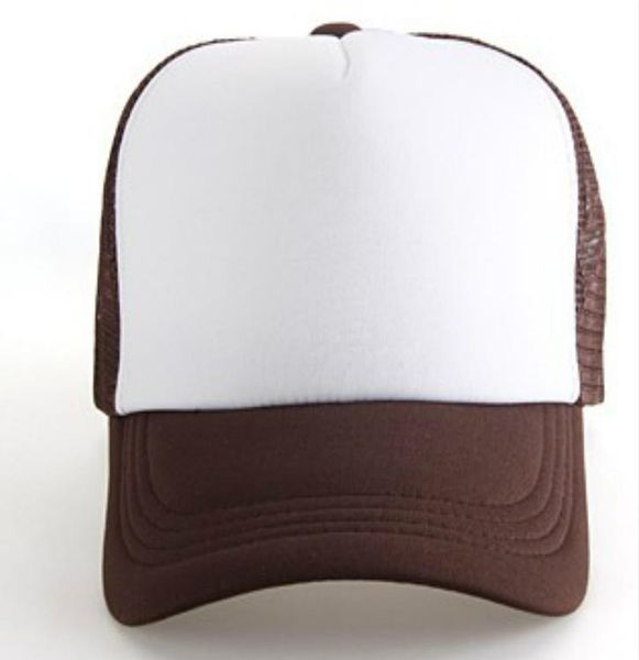 

20 pcs diy custom trucker cap logo text p print men women mesh adjustable snapback jllegy dhzlstore, Black;white