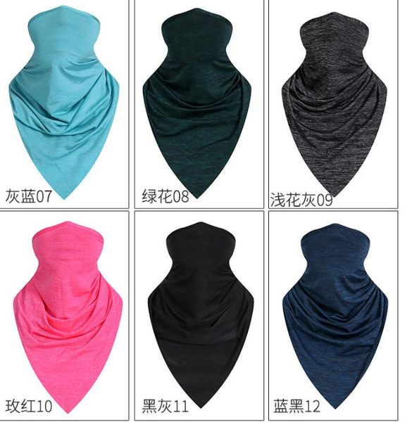 

breathable various silk scarf magic ear mask masks mesh color party scarf mens triangle ice hanging riding womens and bbyke lipper