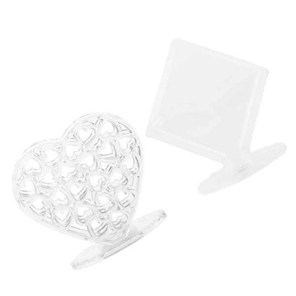 

2pcs creative heart shape napkin holder vertical tissue rack for home restaurant