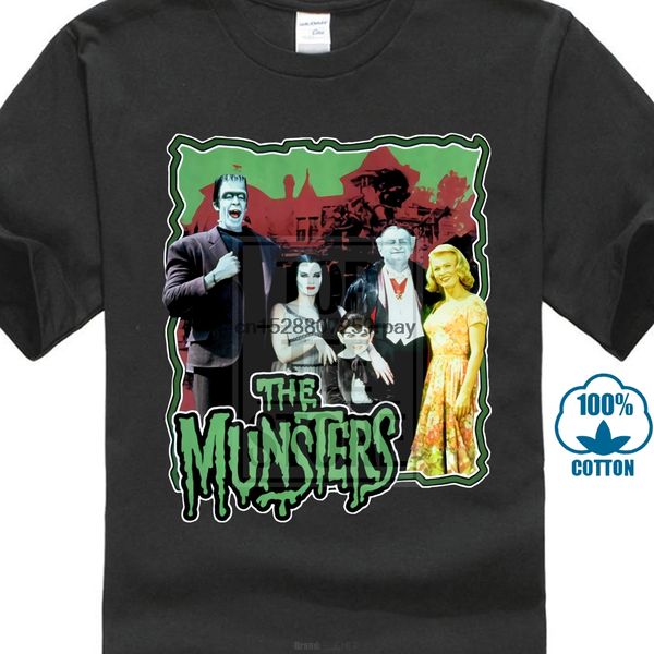 

the munsters s m l xl 2xl 3xl vintage classic gothic horror comedy tee hoodie designers t shirts sweatshirt