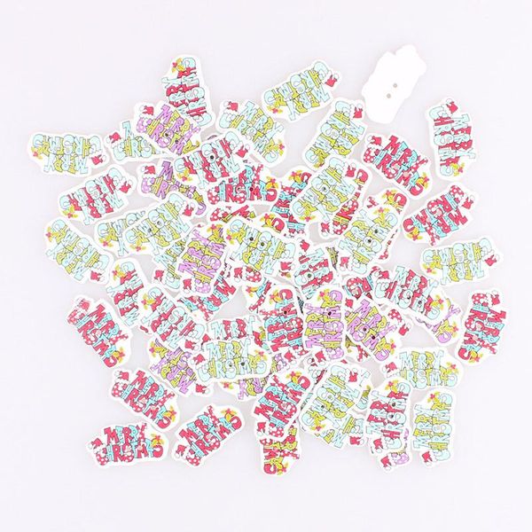 

christmas decorative button 2hole wooden buttons for scrapbooking crafts diy children clothing sewing accessories 50pcs e wmtvso xhhair