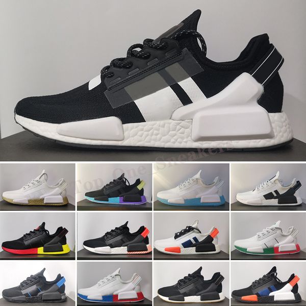 

core black white r1 v2 mens sneakers run shoes mexico city oreo aqua tones metallic gold classic womens mens sports fashion outdoor