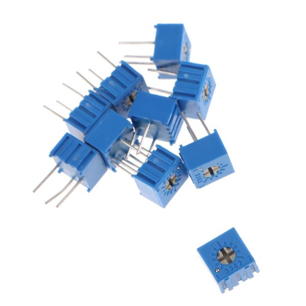 

10 pieces 10k ohm 3362p trim pot trimmer potentiometer 3362p-103 10k