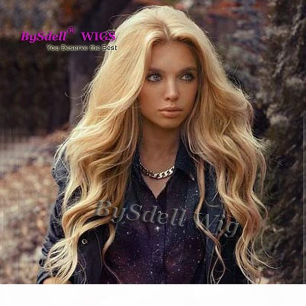 

long blonde hair lace front wig synthetic lace front wigs body wave brazilian honey platinum blonde lace front wigs for natural hairstyle, Black