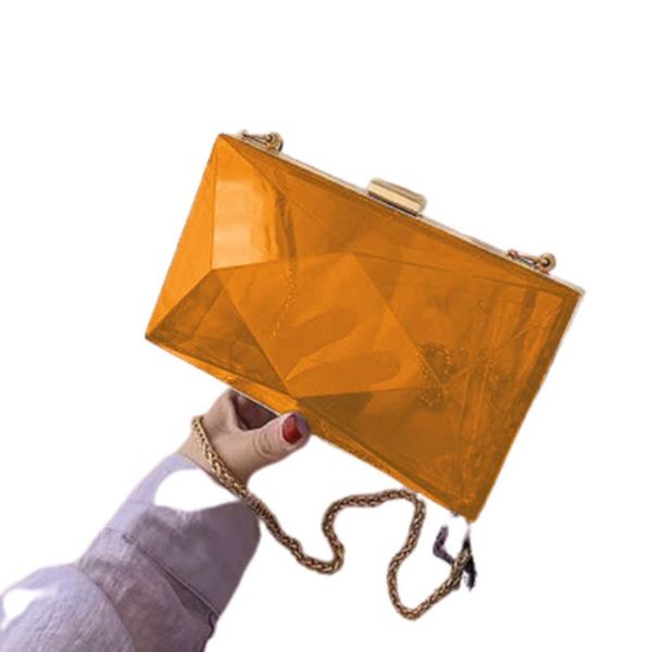 

women acrylic prom handbag ladies wedding party evening clutch banquet purse shoulder bag