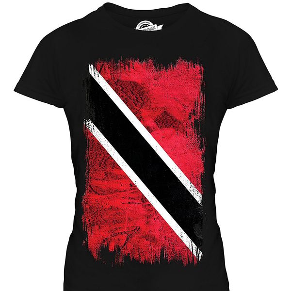 

candymix women's trinidad and tobago grunge flag t shirt fitted t shirt cool t shirt sport hooded sweatshirt hoodie