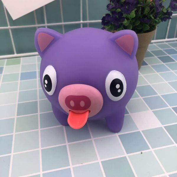 

decompression toy animal doll pinch pinch of fun sound stick out one's tongue selling venting toy gift of the child