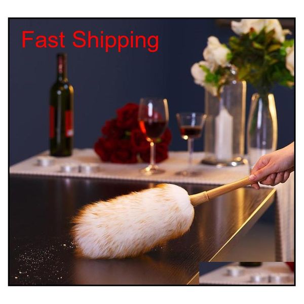 

pure lampswool duster beech handle household cleaning dusters housekeeping cleaning tool feather duster wh qyleqs sweet07