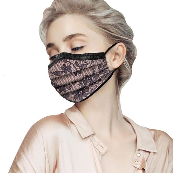 

quality lace disposable high us stock 3ply earhook bandage dust-proof masque protection three layer breathable fac