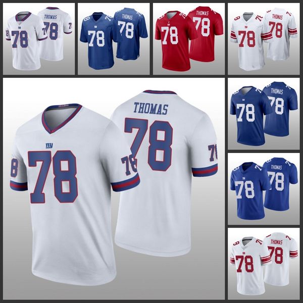 

new york giants men andrew thomas game women youth nfl jersey, Black;red