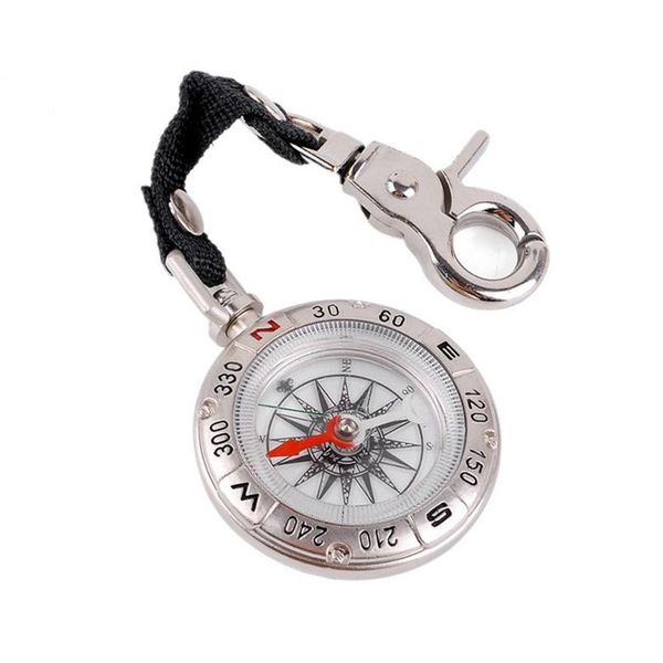 

50pcs/lot outdoor products t49 hanging the compass retro zinc alloy keychain compass