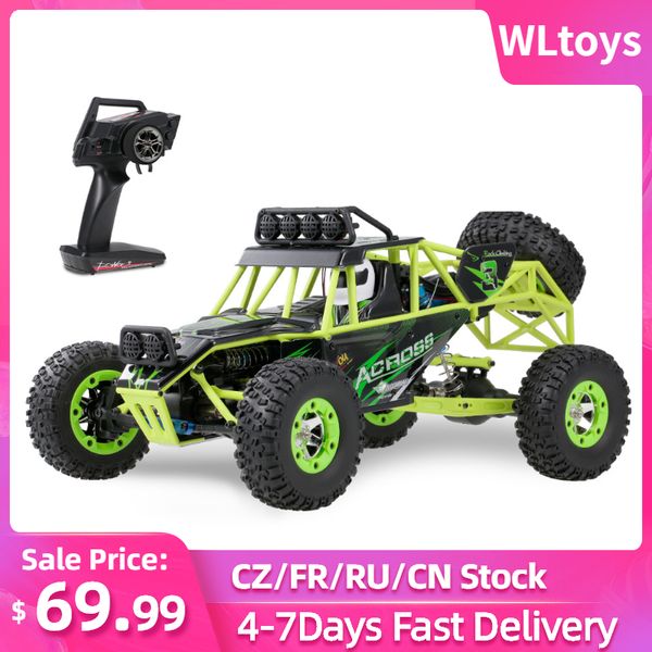 

wltoys 12428 1/12 rc car 2.4g 4wd electric brushed racing crawler rtr high speed rc off-road vehicle car for teenagers