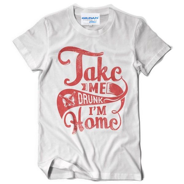 

new fashion basic white take me drunkmen cool tees summer style hip hop sport hooded sweatshirt hoodie men t shirt