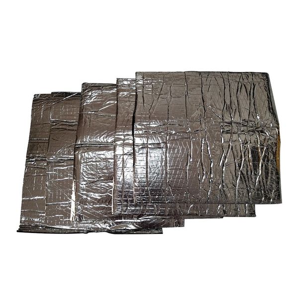 

5pcs 10mm 500x500mm 20x20 auto car truck firewall heat sound deadener insulation mat