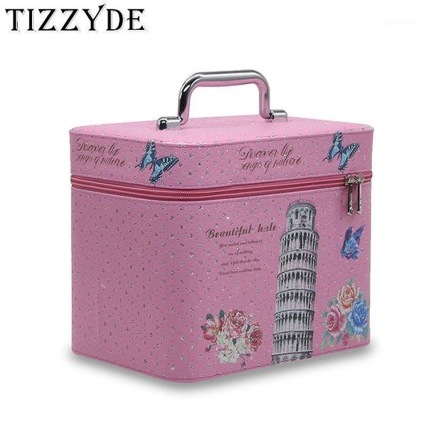 

cosmetic bags & cases makeup organizer portable storage box container leather case make up jewelry gift storage1