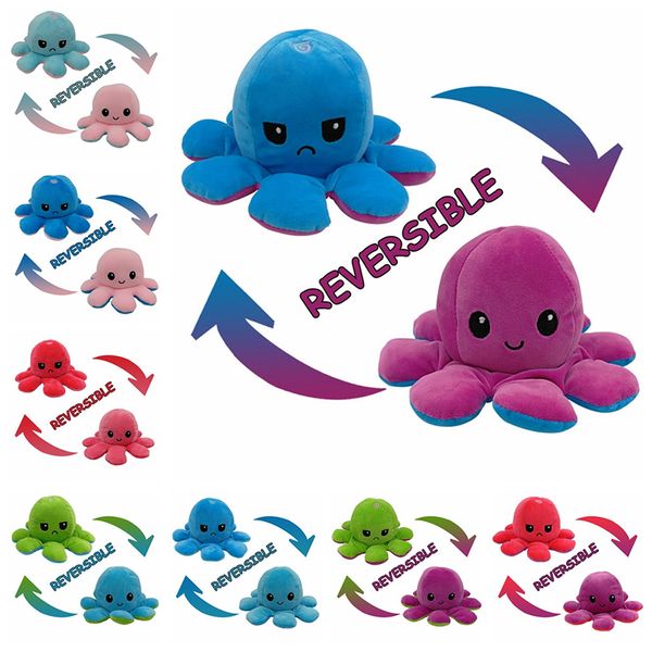 

plush flip ocs double-sided toy innovative children's gift 10cm double-sided expression flip ocs for dhl