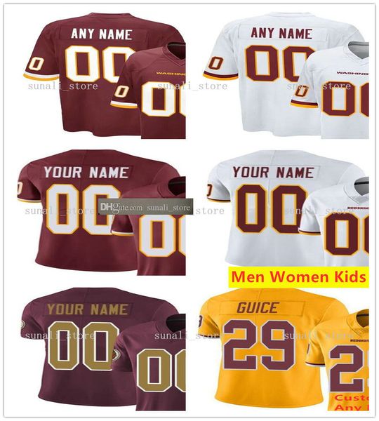 

sewed new men women kids 21 sean taylor 17 terry mclaurin 99 chase young 7 dwayne haskins jr 26 adrian peterson 93 jonathan allen jerseys, Black;red