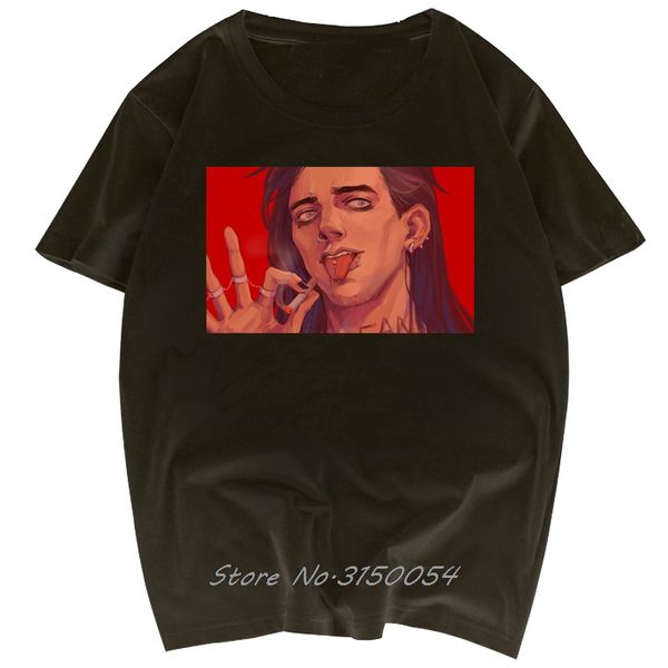 

summer tshirt sally face popular game printed fashion casual streetwear tees harajuku funny sport hooded sweatshirt hoodie men t shirt