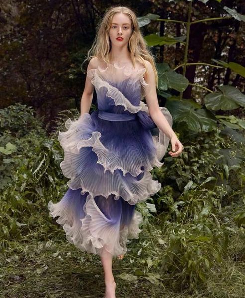 

tailor shop evening gown dramatic dress two tone color dress seamstress shop waterfall stage custom make any design1, White;black