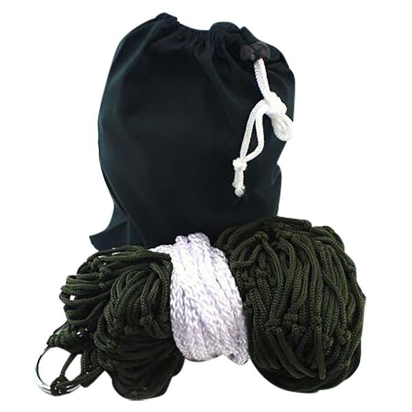 

портативный сад нейлон гамак swinghang mesh net спальная кровать hamaca для открытый путешествия отдых hamak для double two person wmtiii