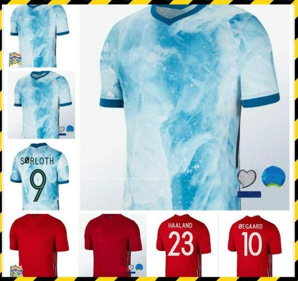 

20 21 берж кинг футбол футбол 2020 2021 noruega haaland ödegaard berge king camisetas de fútbol национальная команда футбольная форма таилан, Black;yellow