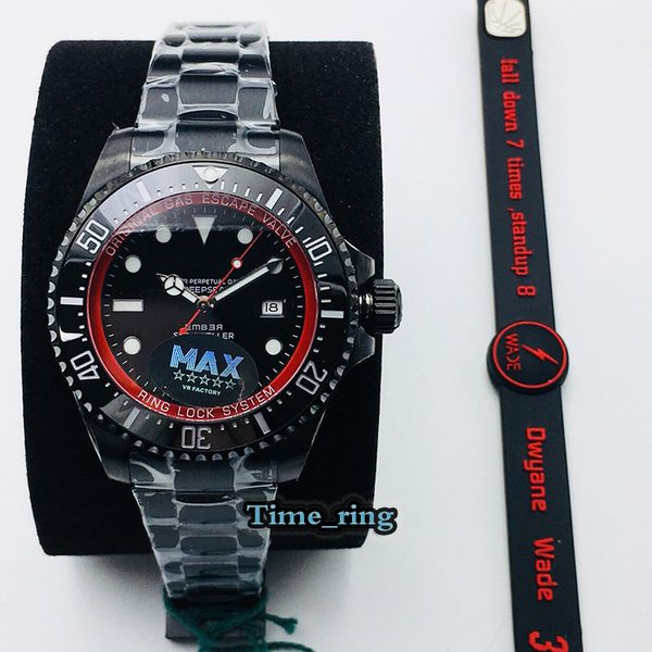 

vr version 116610ln-97200 black dial black steel case automatic mechanical movement sapphire mens watch black steel band luxry watches, Slivery;brown