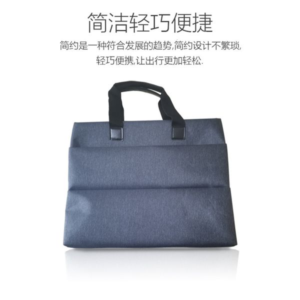 

men's bus leisure waterproof oxford cloth comter case portable office meeting information briefcase