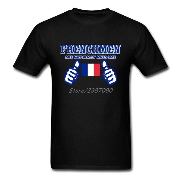 

sport casual frenchmen are naturally awesome t shirt team t shirt men cotton plus size short sleeve t shirts