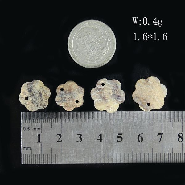 

20pcs lot flower shape seashells nautical home decor natural shell pendants necklace diy shells for jewelry making accessories h jllaul