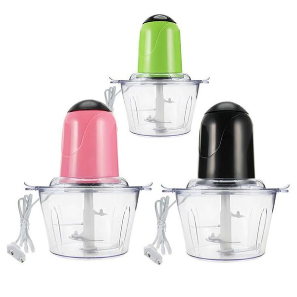 

new 2l electric chopper powerful meat grinder stainless steel multifunctional household processor meat kitchen blender