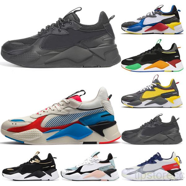 

2019 bone shaker whisper white desiner sneakerx transformers rs-x runner black and gold shoes men's tide brand sports casual shoes gd3s