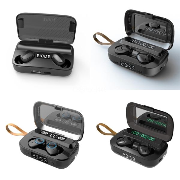 

camouflage i7s tws mini bluetooth 5.0 earphone earbuds colorful painting wireless headset with charging box for huawei xiaomi android iph#94