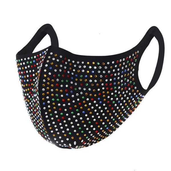 

facemask reusable cotton custom designers rhinestone facemask with earloop