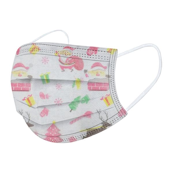 

2021 latest 3 10pc kids child layer disposable hygiene filter christmas thicken children's face mouth mask earloop fast delievry new