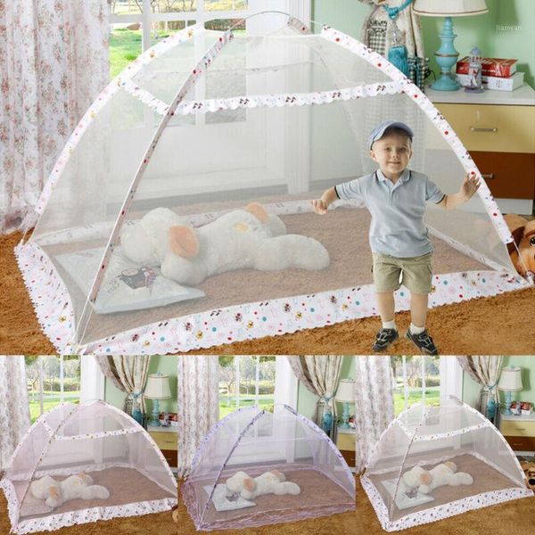 

folding baby infant bed -up mosquito net tent kids travel bed crib canopy home textile1